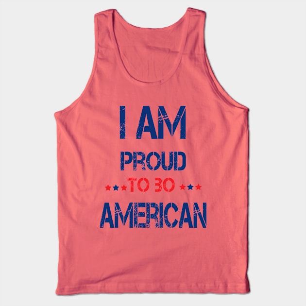 i am proud to be american Tank Top by zakchman